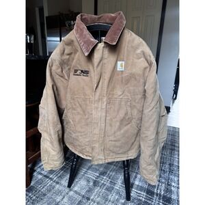Vintage Carhartt J02 Style Jacket USA Norfolk Southern Railroad Dearborn 52R XXL